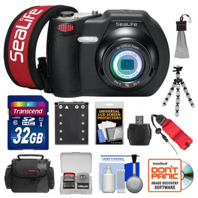 SeaLife DC1400 14MP HD Underwater Digital Camera with 32GB Card + Case + Battery + Tripod + Accessory Kit