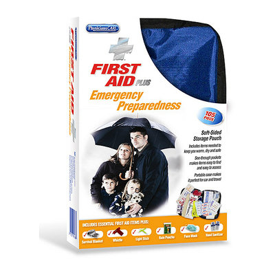Physicians Care 105pc All Purpose Soft Sided First Aid Kit with Emergency Preparedness Items