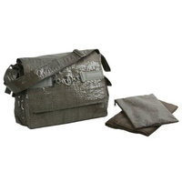 Kalencom Pippen's Messenger Bag, Crackle Platinum