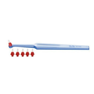 TePe Interspace 1 Handle and 6 Tips, X-Soft (Pack of 3)