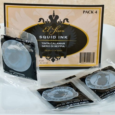 El Sison Spain Spanish Squid Ink - Packets - 1 pack - 4 pcs (.14 oz each)