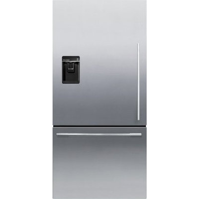 Fisher & Paykel Fisher Paykel RF170WDLUX5 17.0 Cu. Ft. Stainless Steel Counter Depth Bottom Freezer Refrigerator - Energy Star - Left Hinge