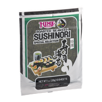 Hime Brand Sushinori Roasted Seaweed Sheets - 10 CT