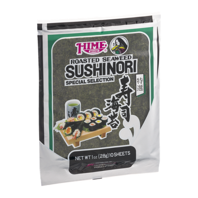 Hime Brand Sushinori Roasted Seaweed Sheets - 10 CT