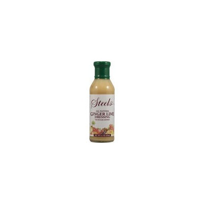 Steel's Gourmet Salad Dressing, Ginger Lime, 12 oz.
