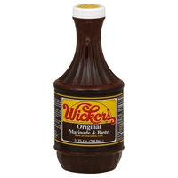 Wicker's Wickers Sauce Original Marinade & Baste BBQ, 24-Ounce (Pack of 6)