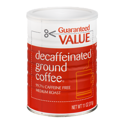 Guaranteed Value Decaffeinated Ground Coffee Medium Roast