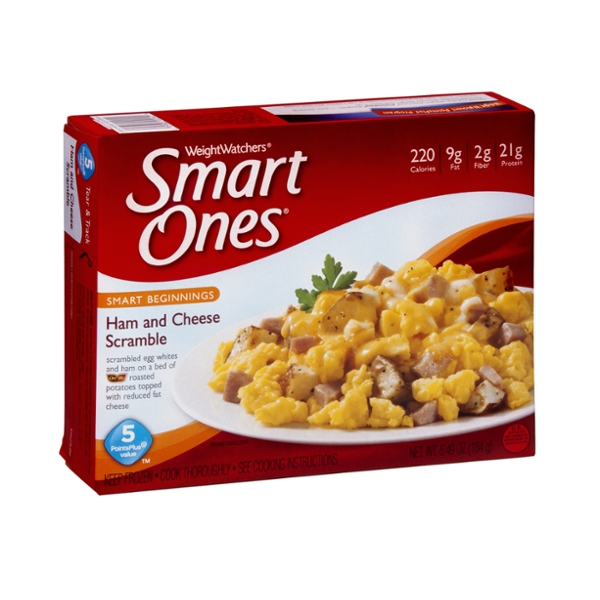Weight Watchers Smart Ones Smart Beginnings Ham and Cheese Scramble
