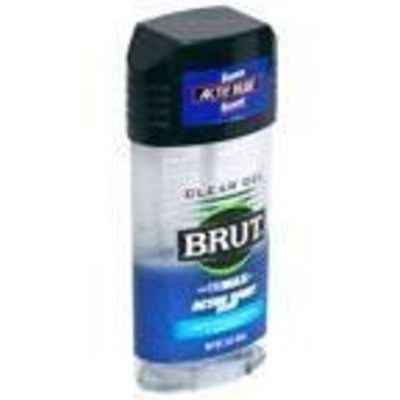 Brut Anti-perspirant, Clear Gel, Active Sport, 3 Ounces