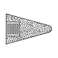Norton Type 17R Gemini Cone Round Tips - 2/1/2x3x5/8-11 gemini 57a24-r type 17r co