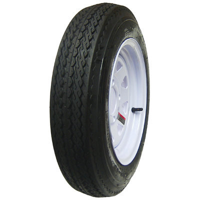 David Shaw Silverware Na Ltd HI-RUN Utility Trailer Tire/Whl Assy 480 12 4 Hole - David Shaw Silverware NA LTD