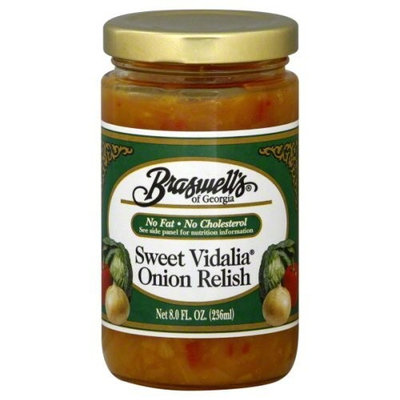 Braswell Vidalia Onion Relish, 8 Ounce (Pack of 6)