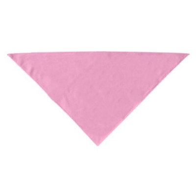 Pet Products Dog Supplies Plain Bandana Light Pink Large