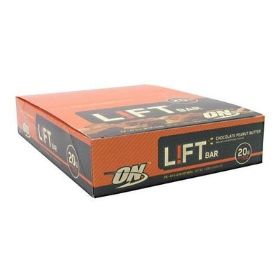 Optimum Nutrition Lift Bar, Cookies and Cream, 24 - 2.29 oz Bars