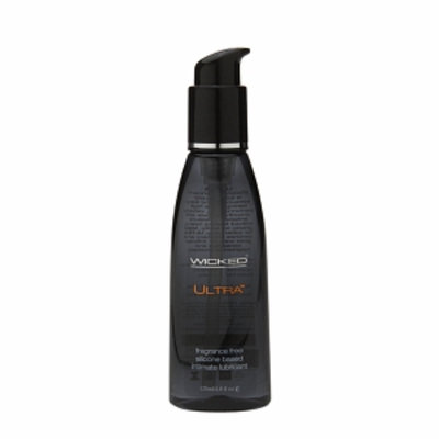 Wicked Sensual Care Ultra Fragrance Free Silicone Lubricant, 4 oz
