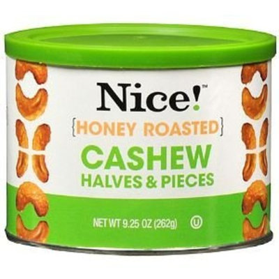 Nice! Cashew Nice! Honey Roasted Cashew Halves and Pieces, 9.25 oz