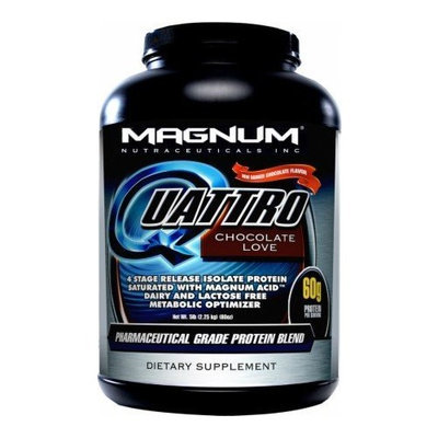 Magnum Nutraceuticals Quattro Supplement, Chocolate Love, 2 Pound