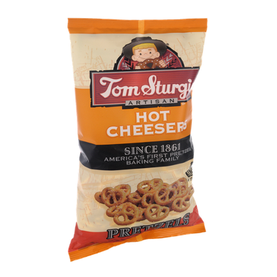 Tom Sturgis Hot Cheesers Pretzels