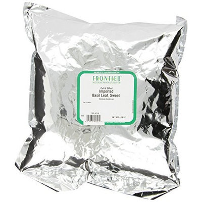 Frontier Basil Leaf, Sweet-imported, C/s, 16 Ounce Bags (Pack of 2)