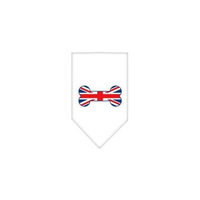 Ahi Bone Flag UK Screen Print Bandana White Small