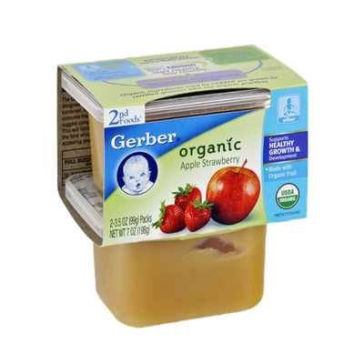 Gerber® 2nd Foods Organic Apple Strawberry