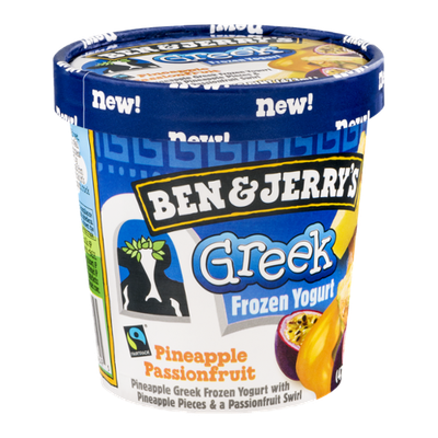Ben & Jerry's® Greek Frozen Yogurt Pineapple Passionfruit