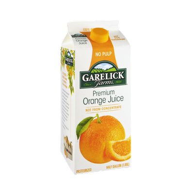 Garelick Farms Premium No Pulp Orange Juice