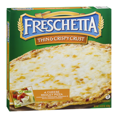 Freschetta Thin & Crispy Crust 4 Cheese Medley Pizza