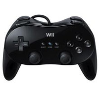 Nintendo of America Wii Classic Controller Pro Black