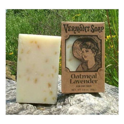 Vermont Soap Organics - Oatmeal Lavender 3.5 Oz Bar Soap