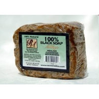Ra Cosmetics 100% Natural African Black Soap w/ Mango Scent 5 Oz 141 G Bar