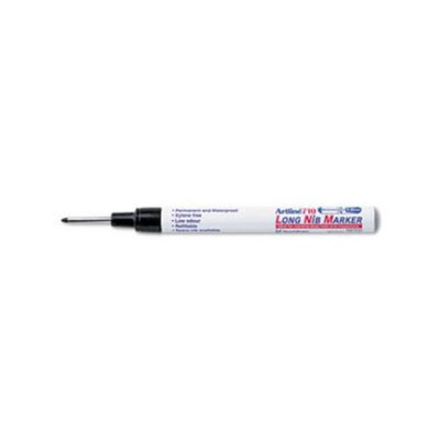 Artline ART47725 Long Nib Marker, 1mm, Black