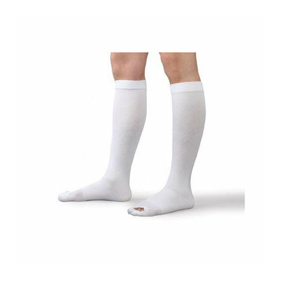 Therafirm Anti-Embolism Knee High Open-Toe Stockings