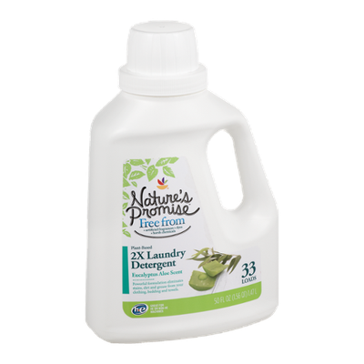 Nature's Promise 2X Laundry Detergent Eucalyptus Aloe Scent