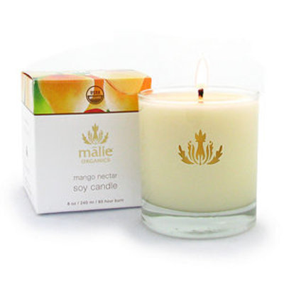 Malie Organics Soy Candle, Mango Nectar, 8 oz