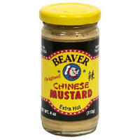 Beaver, Mustard Chinese Hot, 4 OZ (Pack of 12)
