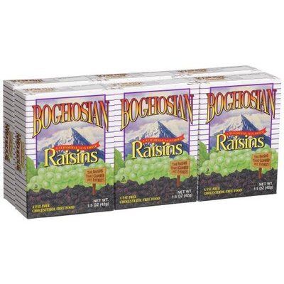 Boghosian Raisins, 6-Count 1.5-Ounce Boxes (Pack of 24)