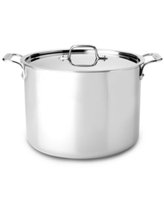 All Clad ALL CLAD 12 Qt. Stockpot with Lid Stainless Steel
