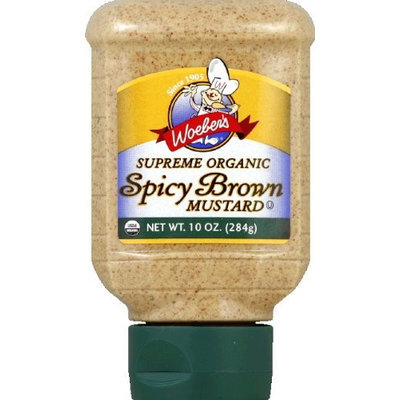 Woeber's Woebers Organic Brown Mustard 10 Oz. -Pack of 6