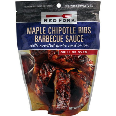 Red Fork Barbecue Sauce Maple Chipotle Ribs 7.5 oz