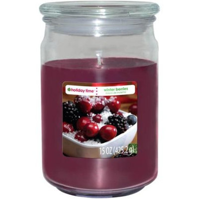 Holiday Time 15-oz Jar Candle, Winter Berries
