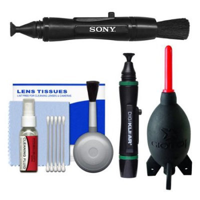 Sony LensPen Camera Lens Cleaner with Rocket-Air Blower + Cleaning Kit for Alpha A58, A68, A77 II, A99, A7, A7R, A7S, A5100, A6000, A6300 Cameras