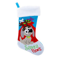 Grreat ChoiceA Pet HolidayTM Santa Paws Stocking
