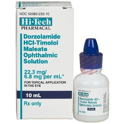 Dorzolamide/timolol Dorzolamide-Timolol Ophthalmic Solution for Dogs - 10 ml