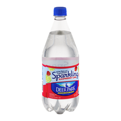 Deer Park Natural Spring Water Sparkling Raspberry Lime