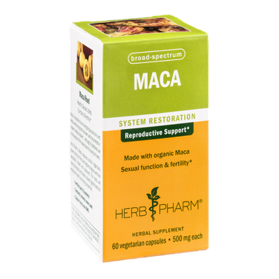 Herb Pharm MACA System Restoration Herbal Supplement Vegetarian Capsules - 60 CT
