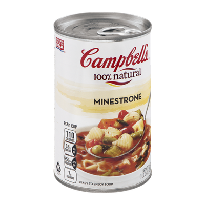 Campbell's® 100% Natural Soup Minestrone