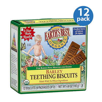 Earth's Best Organic Barley Teething Biscuits