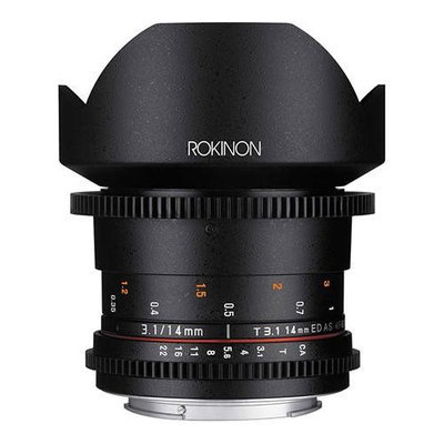 Rokinon DS14MN Ds14m Camera Lens Cine Super Wide Angel For Nikon