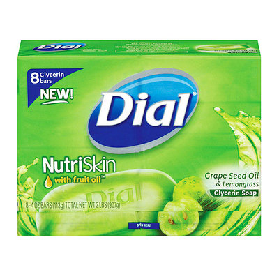 Dial® Nutriskin Grape Seed Oil & Lemongrass Bar Soap